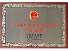 海利常德公司榮獲“湖南省抗擊新冠肺炎疫情先進集體”、彭長春獲“先進個人”